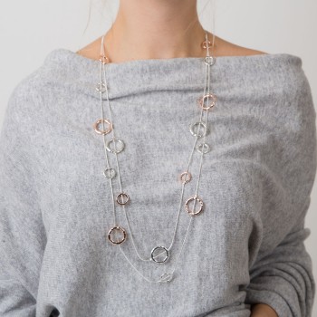 Hammered necklaces 2