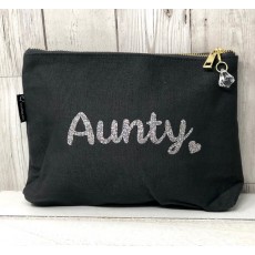 Bespoke Script Bag - Aunty Silver Font