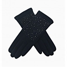 Sparkly Soft Gloves -Navy