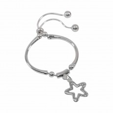 Open Star Solid Pull Bracelet 