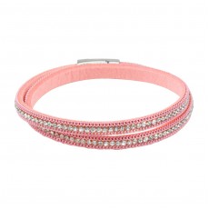 Multi Wrap Magnetic Bracelet-Pink