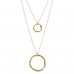 HN-Two Layer Circle Necklace